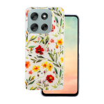 Glow Glam &uuml;mbris jaoks Motorola Moto G86 valge