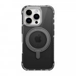 Rock Rotating Stand Crystal Series Magnetinis Iphone 16 Pro juodas