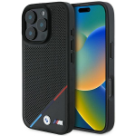 BMW M Perforated Tricolor Line MagSafe &Uuml;mbris jaoks iPhone 16 Pro - must