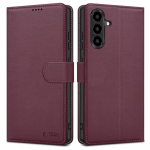 Tech-Protect Wallet &Uuml;mbris jaoks Samsung Galaxy A26 5G / A17 4G / 5G - Burgundy