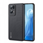 Dux Ducis Fino nailonist kattega &uuml;mbris Oppo Reno7 Pro 5G must