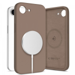 Tech-Protect Silikoon MagSafe &Uuml;mbris for iPhone 16E / 17E - pruun