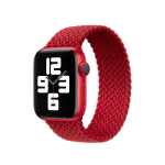 APPLE DIRŽELIS APPLE WATCH 3J657ZM/A PINTAS SOLO DIRŽELIS 38/40/41MM SIZE 5 RAUDONAS ORIGINALI PLOMBA