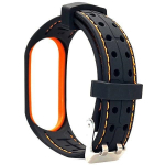 Beline Dirželis Mi Band 3/4 Smart juodas/oranžinis