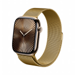 Crong Milano Steel roostevabast terasest rihm Apple Watch 38 / 40 / 41 / 42 mm kellale, kuldne
