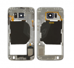 Vidinis korpusas Samsung G920F S6 mėlynas (juodas) su zumeriu ir &scaron;oniniais mygtukais originalus (used Grade B)