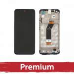 Ekranas skirtas Xiaomi Redmi 10 (2022) juodas su rėmeliu OEM