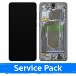 LCD ekraan &uuml;hilduv Samsung S937 S25 Edge raamiga / Titanium Silver / (Service Pack)