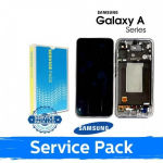 Ekranas skirtas Samsung A566 A56 5G su rėmeliu / Graphite / (Service Pack)
