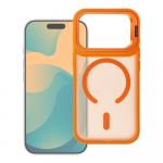 &Uuml;mbris iPhone 17 Pro Max / 18 Pro Max Forcell F-Protect Shadow Stand Premium MagSafe-ga &uuml;hilduv oranž