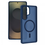 Tel Protect Aura matt Magsafe &uuml;mbris Samsung Galaxy S26 Plus jaoks tumesinine