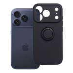 Case for iPhone 17 Pro / 18 Pro Silicone Ring black