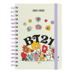 BT21 2021/2022. &otilde;ppeaasta kalender, valge