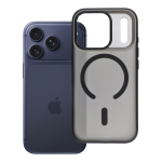 Case for iPhone 18 Pro / 17 Pro Flexline Mag Cover compatible with MagSafe black