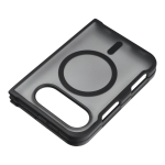 Case for iPhone Duo Forcell F-Protect 4sD-i Smoke Hybrid Premium compatible with MagSafe black
