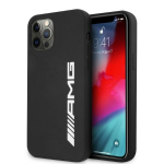 AMG Silicone Big Logo &uuml;mbris jaoks iPhone 12 Pro Max - must