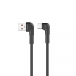 Maxlife MXUC-09 angle cable USB - USB-C 2,0 m 3A must
