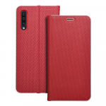 LUNA Book Carbon jaoks SAMSUNG A50 punane