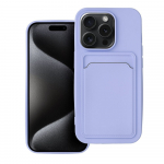 &Uuml;mbris jaoks iPhone 15 PRO Card &Uuml;mbris lilla