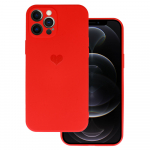 Vennus Silikoninis &scaron;irdies dėklas Iphone 11 Pro dizainas 1 raudonas