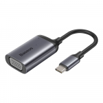 Baseus Adapter HUB - t&uuml;&uuml;p C to VGA + t&uuml;&uuml;p C PD - (CAHUB-O0G) dark hall