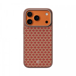 "Benks" magnetinis &scaron;arvas "Pro Armor Grid Kevlar Case Metal Frame 600D (YB70) for Iphone 17 Pro Max orange