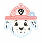 Hanging neon LED Paw Patrol on plexiglass - Marshall OW-130646