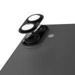 Etteri full camera lens guard for iPhone 17 black
