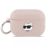 Karl Lagerfeld Monogram Choupette Head &Uuml;mbris for AirPods Pro 3 - roosa