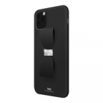 HAMA WHITE DIAMONDS Kaspinėlio dėklas IPHONE 11 PRO juodas Swarovski kristalai 18K