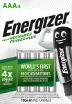 Energizer Accu Recharge Power Plus 700 mAh AAA HR3/4 įkraunama baterija, 4 vnt.