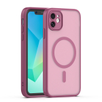 Mag Matt &uuml;mbris iPhone 11 kastanpruun