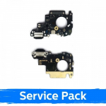 Charging Port &Uuml;hildub Xiaomi Mi 9 Koos Flex / Plata Original (Service Pack)