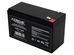 BLOW geel-aku 12V 7Ah 4,8mm