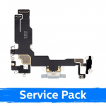 Krovimo lizdas skirtas Apple iPhone 15 su lanksčiąja jungtimi / Green / (Service Pack)