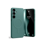 Mercury Semi-Silicone MagSafe for Samsung Galaxy S24+ Plus green