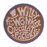 Willy Wonka and the Chocolate Factory &uuml;mmargune uksematt, l&auml;bim&otilde;&otilde;t 50 cm