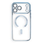 Case for iPhone 18 Pro Max / 17 Pro Max Electro Mag Cover compatible with MagSafe sky blue