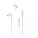 Devia wired earphones Kintone A3 Digital USB-C valge