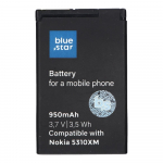 Aku jaoks Nokia 5310 XM / 6600F / 7210S / 7310S 950 mAh Sinine Star Premium