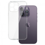 Nugarėlės dėklas 2 mm Perfect Iphone 14 Pro skaidrus