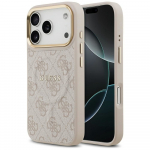 GUESS &uuml;mbris jaoks IPHONE 17 Pro compatible with MagSafe GUHMP17LP4MSEGCP (PU 4G W/ Classic) roosa