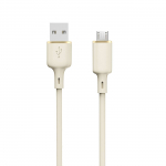 Dudao L7SM USB-A - micro USB kaabel 5A 1m - beige