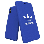 Adidas OR Booklet Case Canvas &uuml;mbris iPhone X/Xs jaoks - sinine