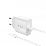 Devia wall charger Smart PD GaN 30W 1x USB-C white