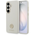 Guess &uuml;mbris Rhinestone Round Logo MagSafe Samsung Galaxy S26 Plus beež
