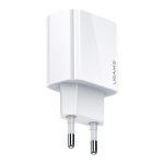 USAMS Tinklo įkroviklis 1xUSB-C T34 20W 5V-3A(only head) PD3.0 Fast Charging baltas CC118TC01 (US-CC118)