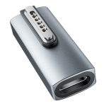 Adapteris Essager "Zeus" juodas (In: Type-C / Out: Magsafe3)