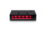 Mercusys MS105G tinklo komutatorius Ne-valdomas Gigabit Ethernet (10/100/1000) Juoda
