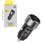 Blavec Car charger BS-05B Nitro - USB + Type C - QC 3.0 18W PD 65W (CCBS05BN-UCB) black